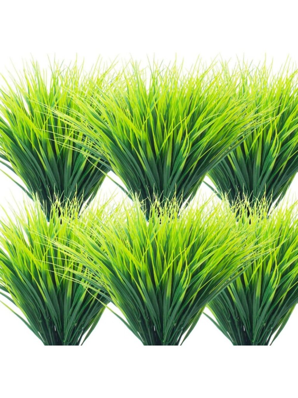 20 Bundles UV Resistant Fake Wheat Grass - Outdoor Faux Plants for Garden Décor